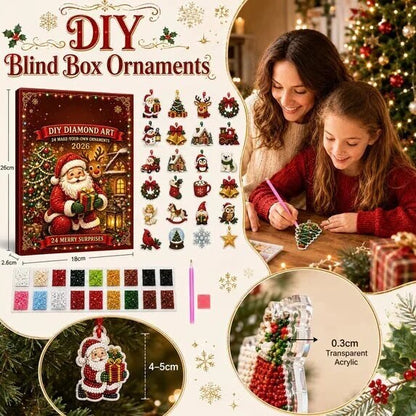 Diamond Painting Advent Calendar – 24 daily craft ornaments