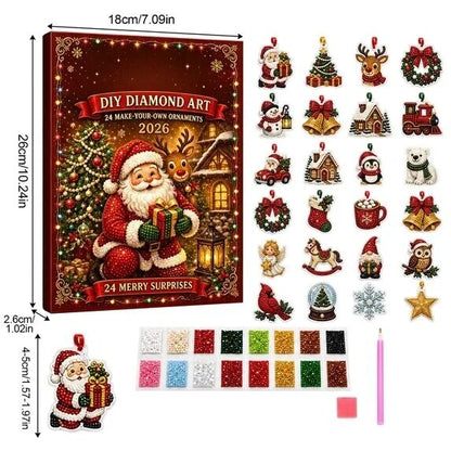 Diamond Painting Advent Calendar – 24 daily craft ornaments
