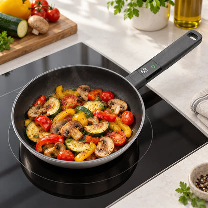 Digital Fry Pan – nonstick, induction-ready, temperature display