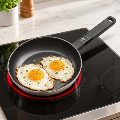 Digital Fry Pan – nonstick, induction-ready, temperature display