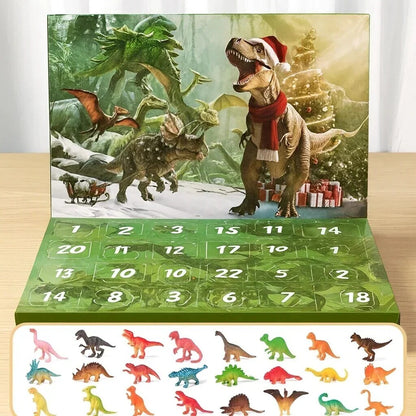 Dinosaur Advent Calendar – 24 plastic figurines, daily surprises