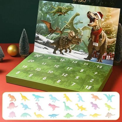 Dinosaur Advent Calendar – 24 plastic figurines, daily surprises