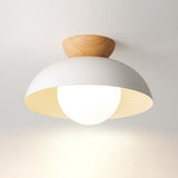 White with wood grain