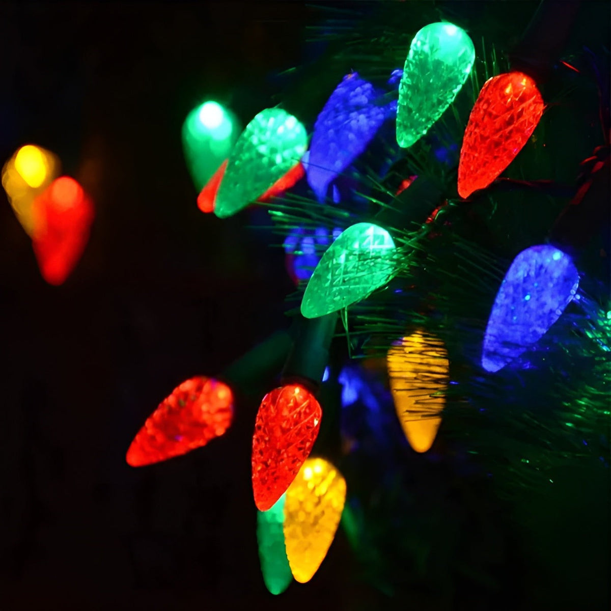 Faceted Bulb Fairy Lights