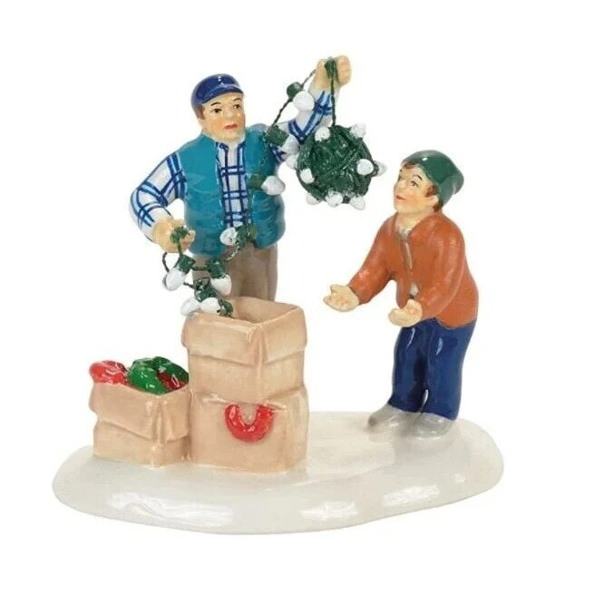 Festive Table Decoration – miniature resin houses, village set