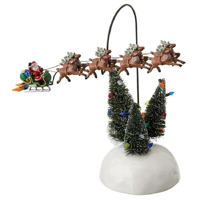 Festive Table Decoration – miniature resin houses, village set