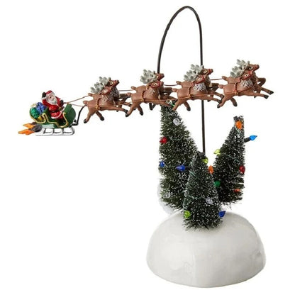 Festive Table Decoration – miniature resin houses, village set