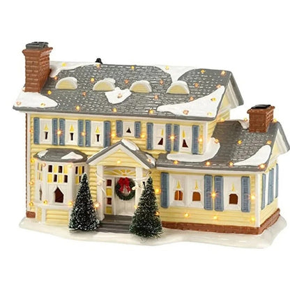 Festive Table Decoration – miniature resin houses, village set