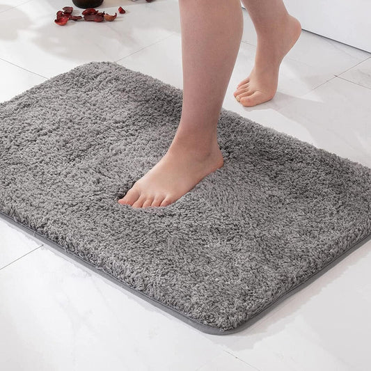 Fur & Plush Bath Rug – microfibre, soft and absorbent