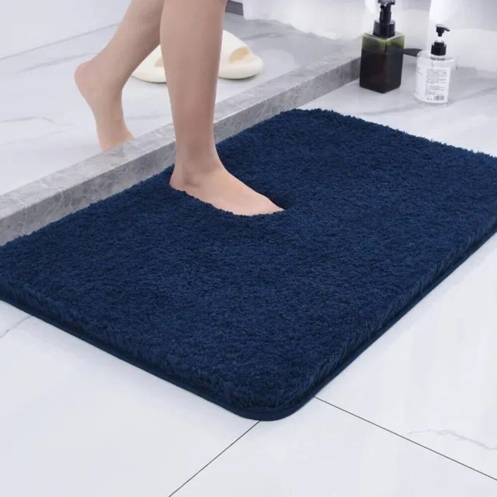Fur & Plush Bath Rug – microfibre, soft and absorbent