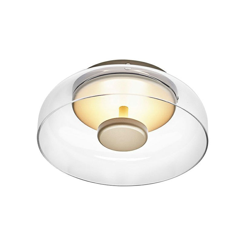 Glass Bowl Ceiling Light