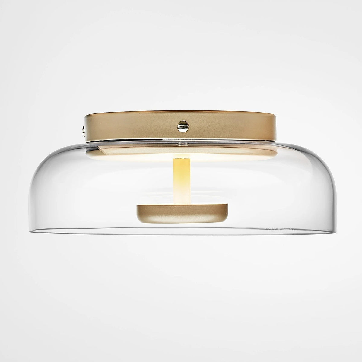 Glass Bowl Ceiling Light