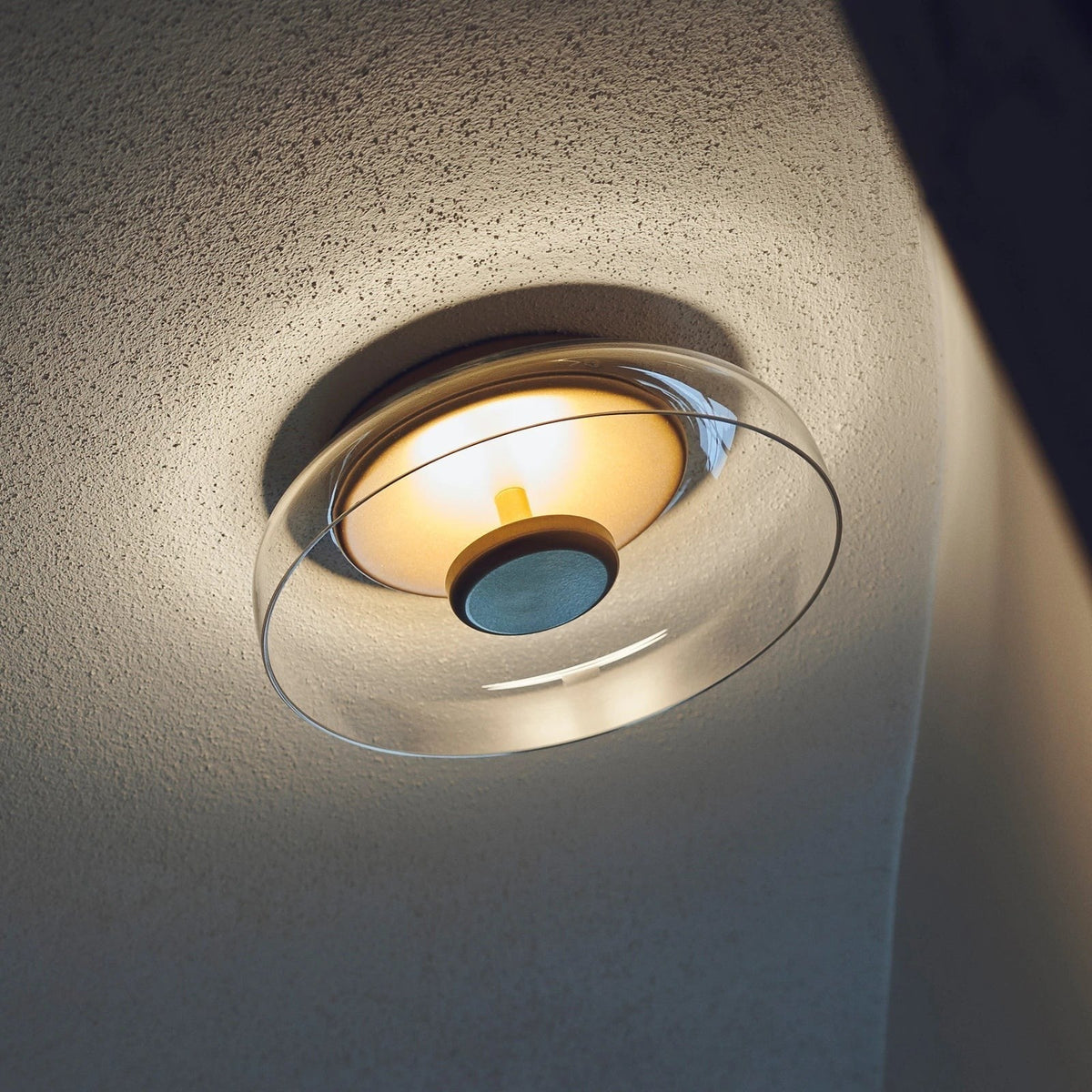 Glass Bowl Ceiling Light