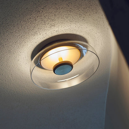 Glass Bowl Ceiling Light