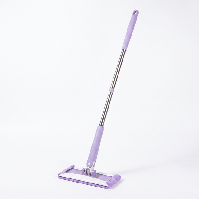 Hands-Free Mop – cloth changed without touching it, 360° head