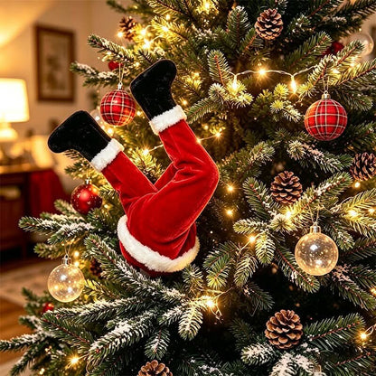 Hanging Christmas Decoration – swinging legs, Santa or heels