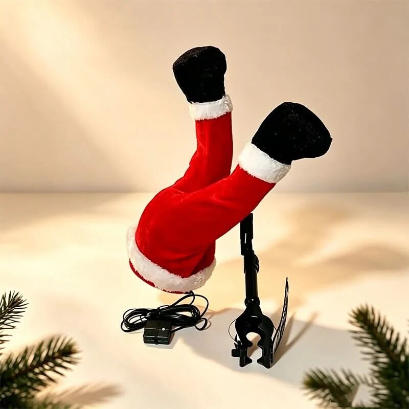 Hanging Christmas Decoration – swinging legs, Santa or heels