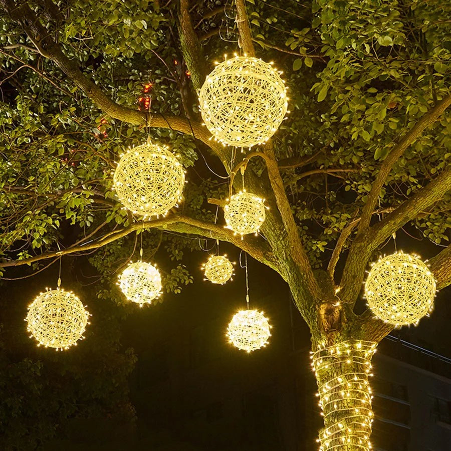 Hanging LED Light Balls