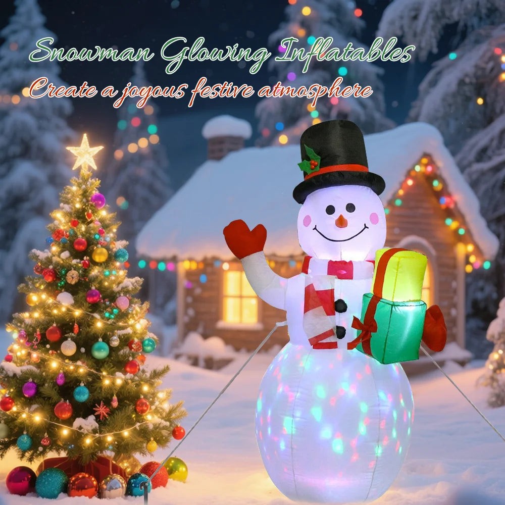 Inflatable Light-Up Snowman