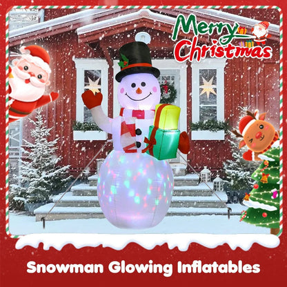 Inflatable Light-Up Snowman