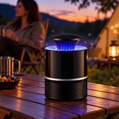 Insect Lamp Trap – silent operation, USB powered, camping