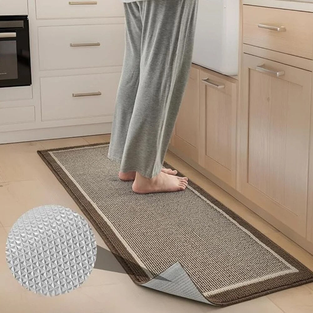 Kitchen Mat – anti-slip backing, durable polypropylene, three colours