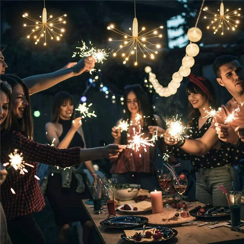LED Firework Hanging Light