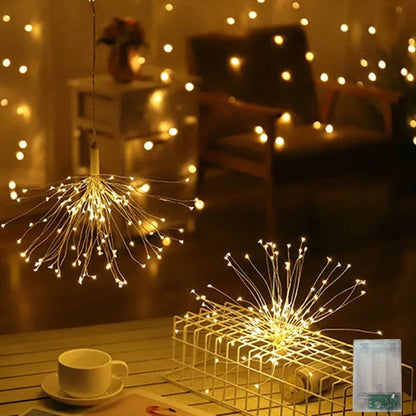 LED Firework Hanging Light