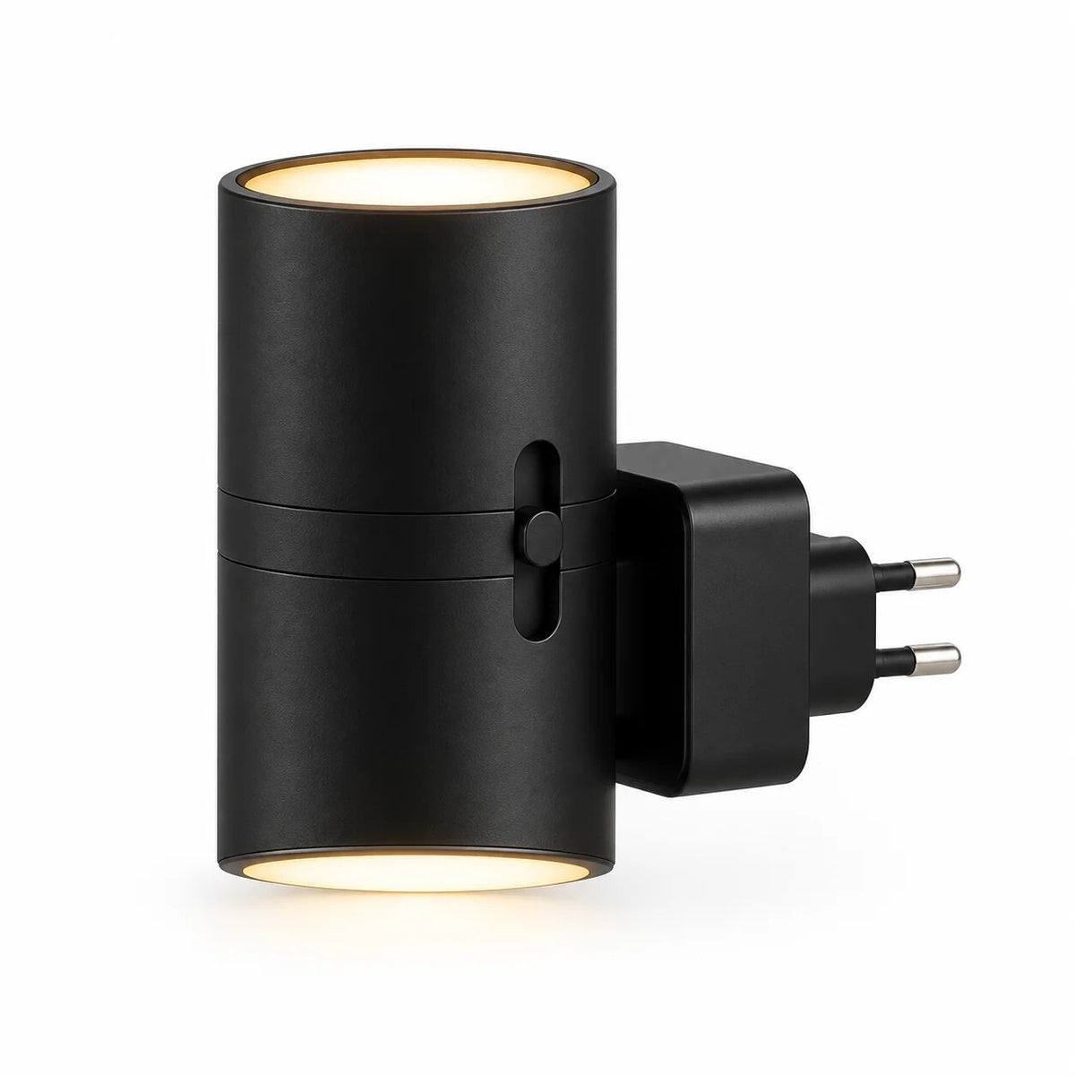LED Wall Light – dimmable, plug-in, dusk-to-dawn sensor