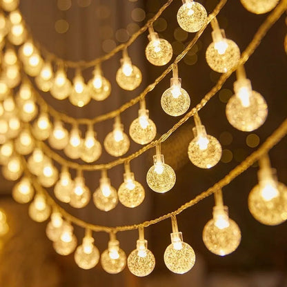 Milky Globe Fairy Lights