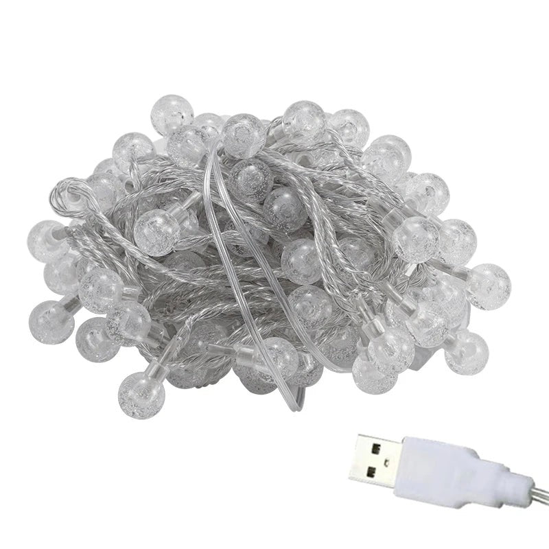 Milky Globe Fairy Lights