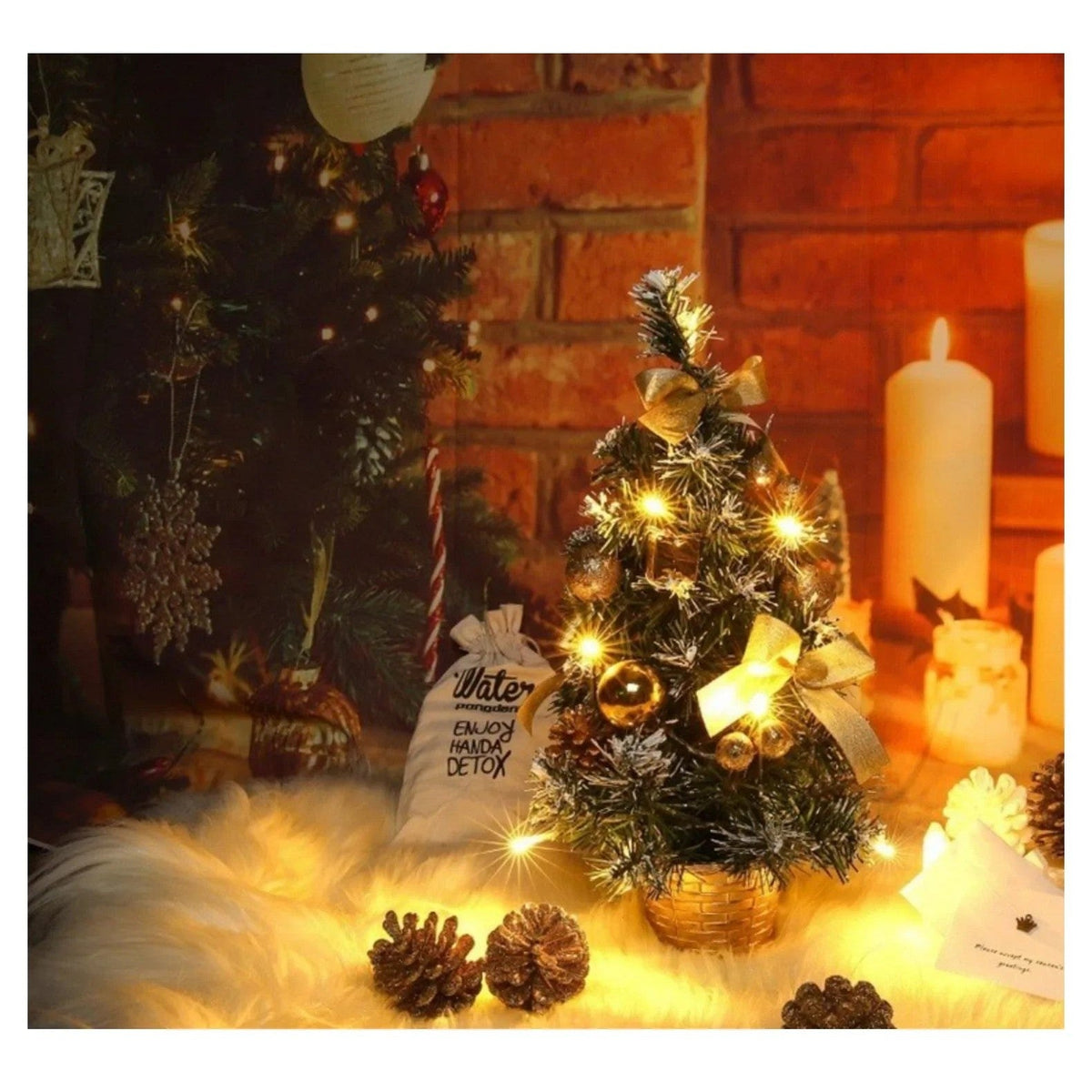 Mini Christmas Tree with Lights