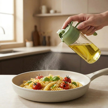 Oil Spray Bottle – two-function refillable dispenser for cooking