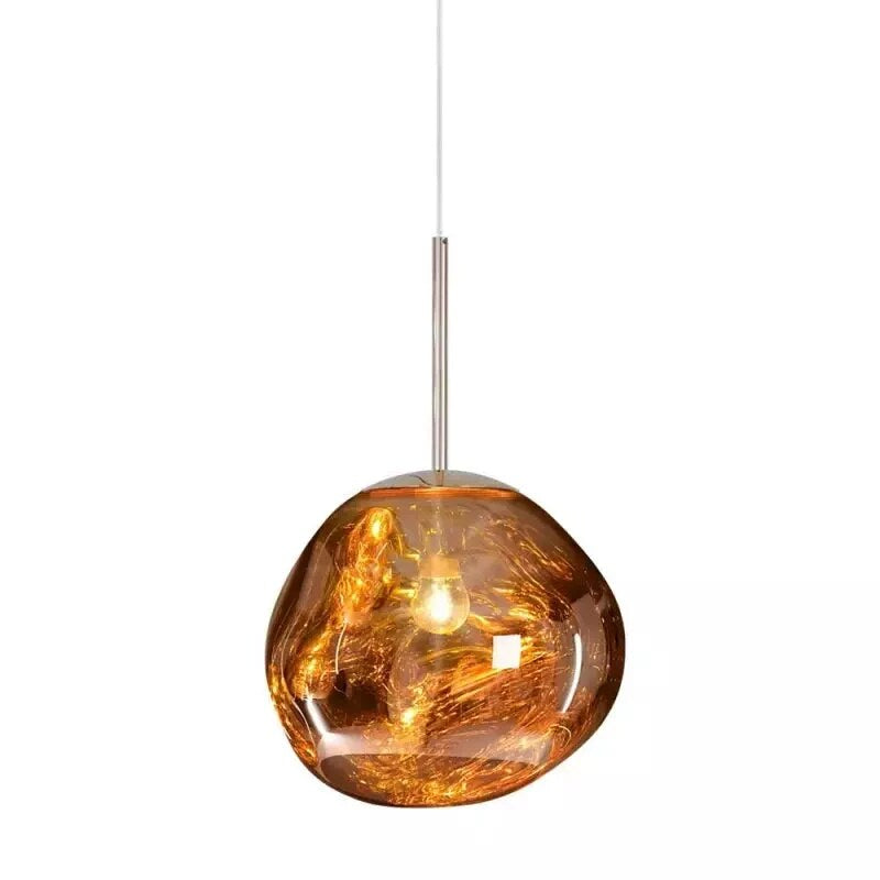 Pendant Light – organic globe design, metal, three sizes