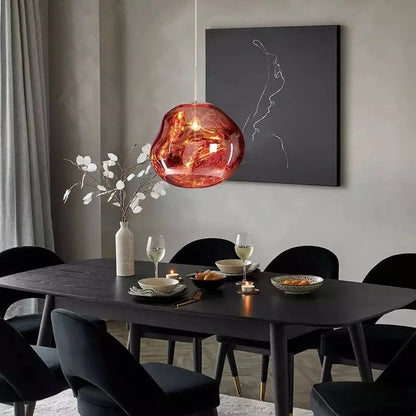 Pendant Light – organic globe design, metal, three sizes