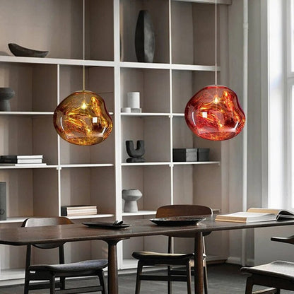 Pendant Light – organic globe design, metal, three sizes