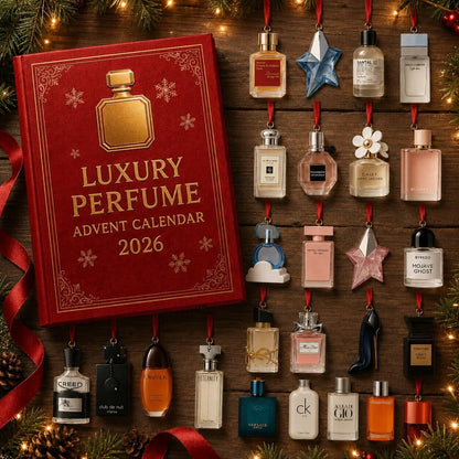 Perfume Advent Calendar – decorative ornaments, 24 designs