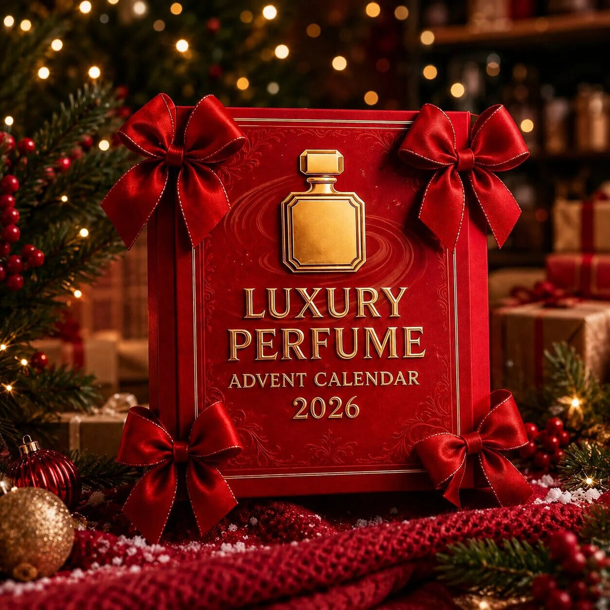 Perfume Advent Calendar – decorative ornaments, 24 designs