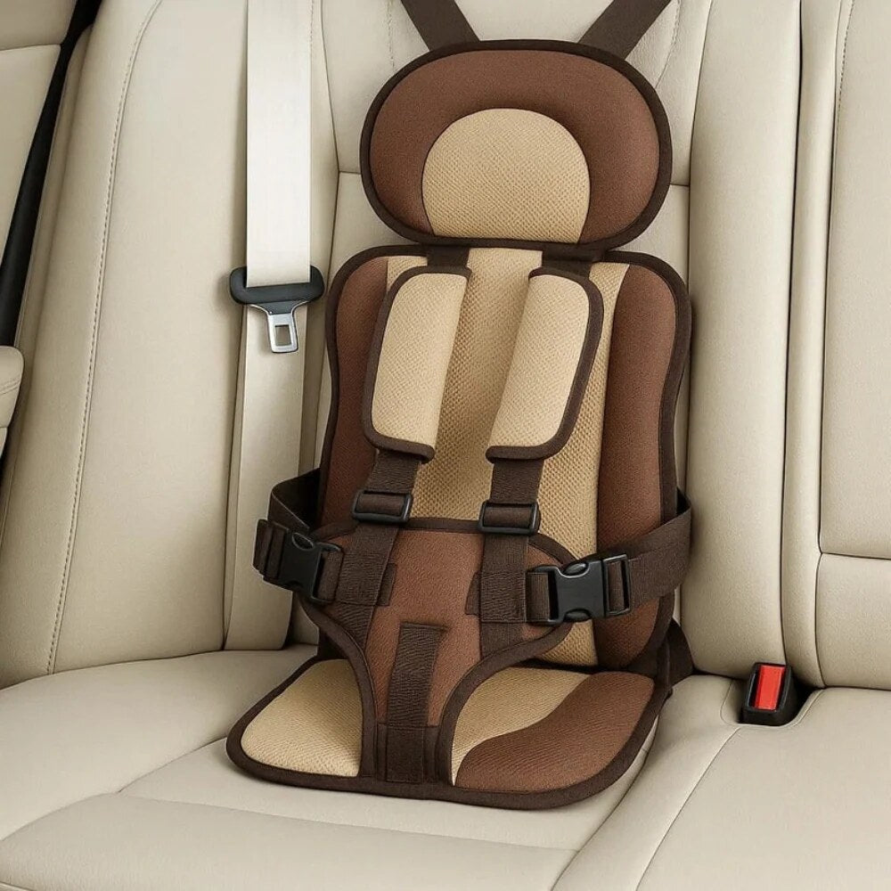 Portable Car Seat Booster – compact travel design, 5-point harness