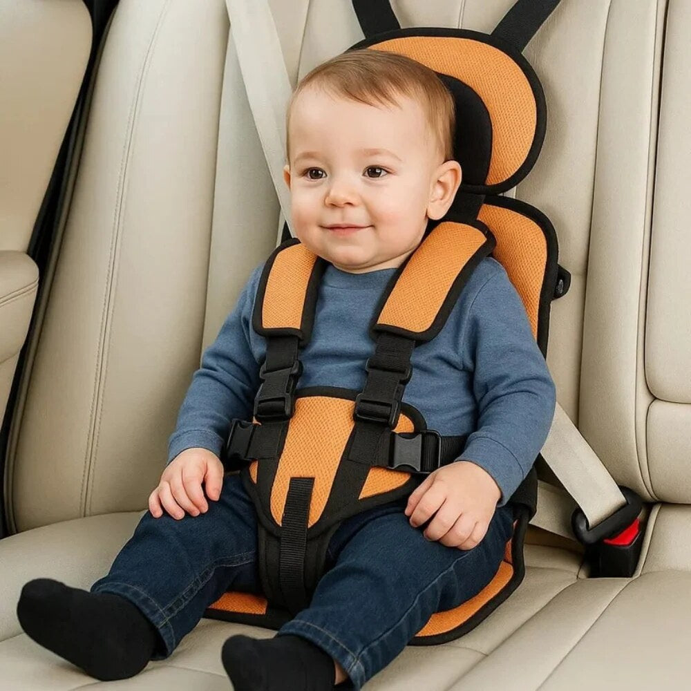 Portable Car Seat Booster – compact travel design, 5-point harness