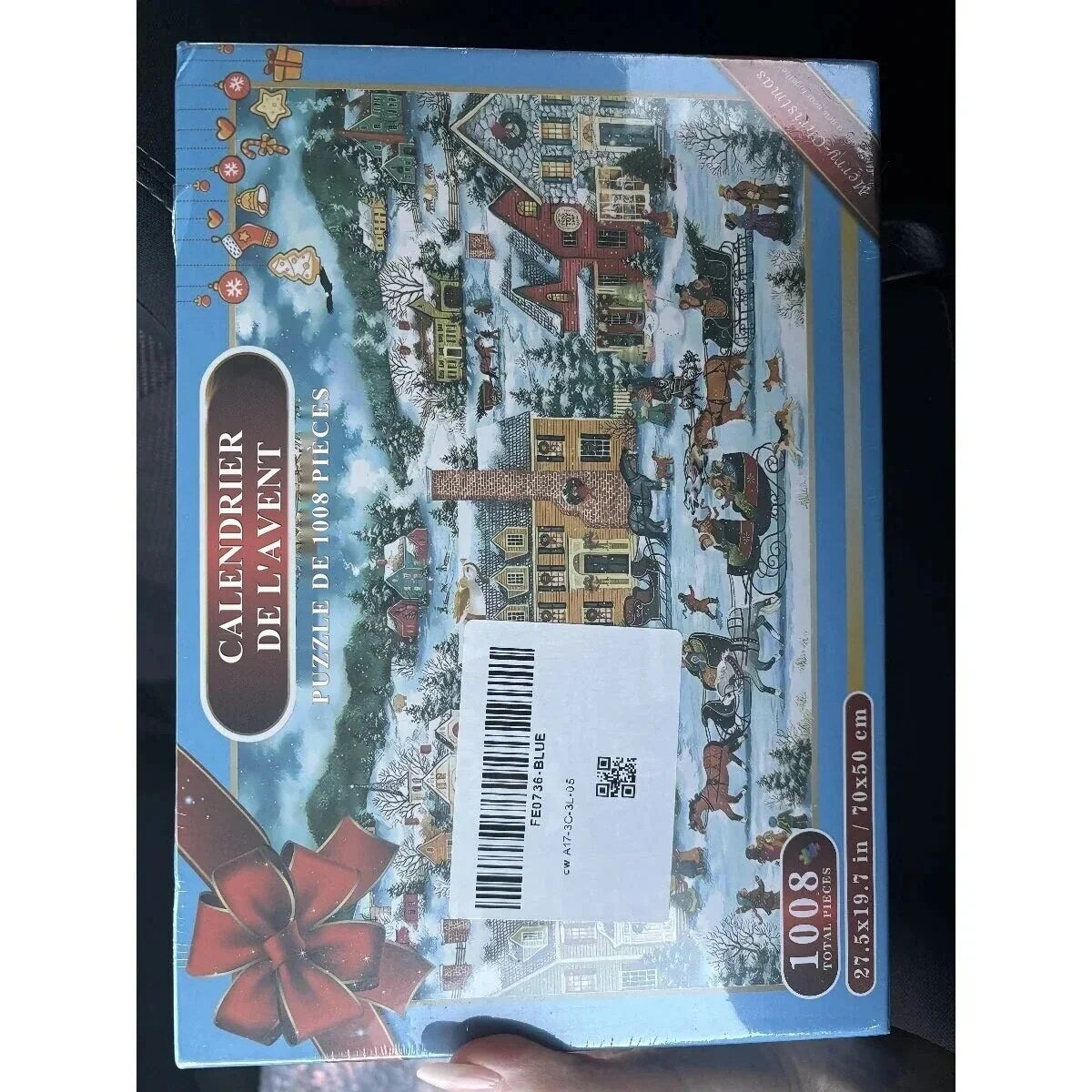 Puzzle Advent Calendar – Christmas village, 24 pieces