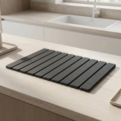 Quick-Dry Kitchen Mat – absorbs moisture, heat-resistant stone