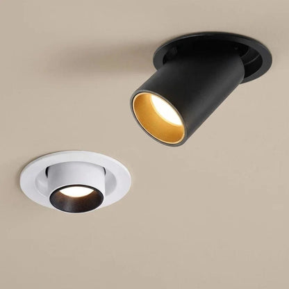 Recessed LED Downlight – adjustable beam, dimmable, flush finish