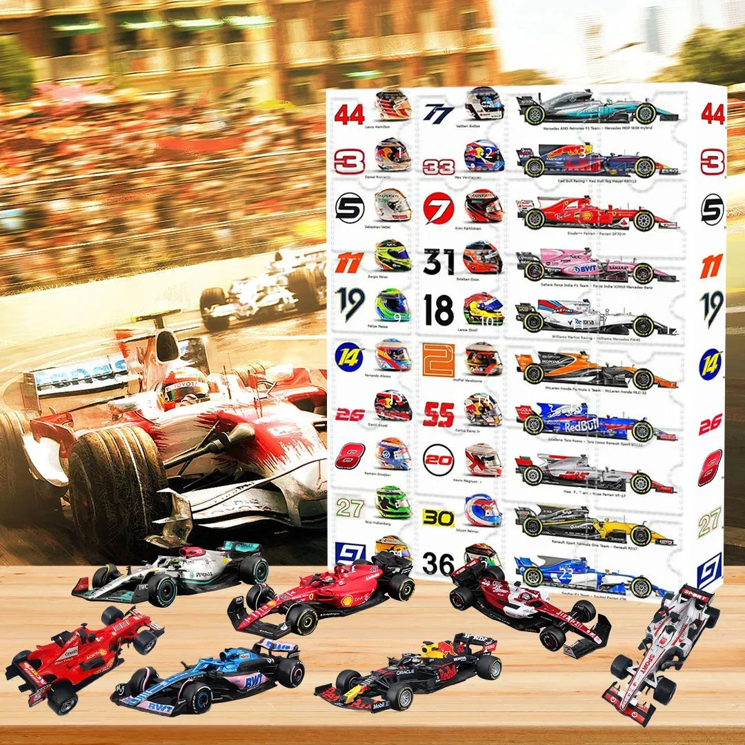 Race Car Advent Calendar – 24 Miniature Racing Models