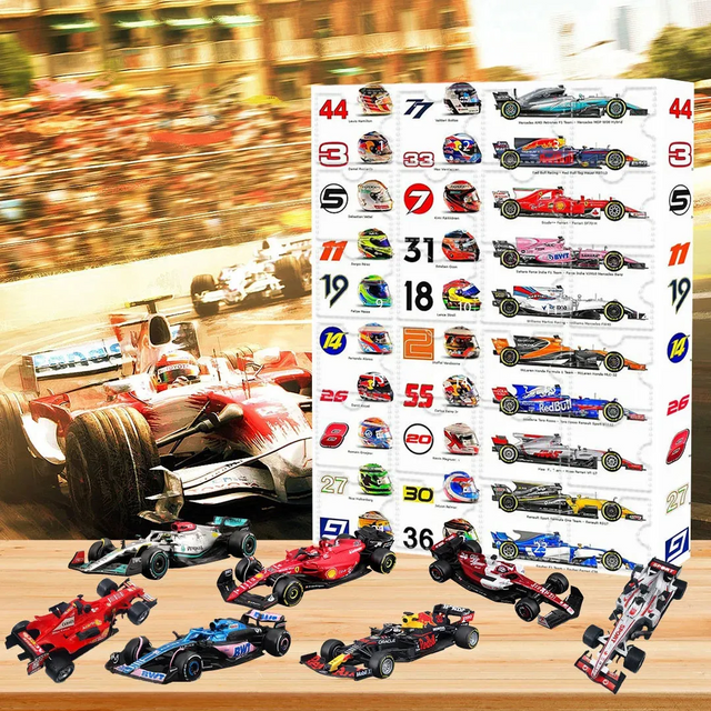 Race Car Advent Calendar – 24 Miniature Racing Models