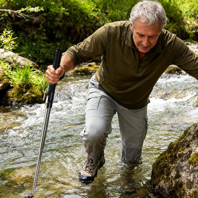 Retractable Walking Stick – self-defence ready, rust-resistant alloy