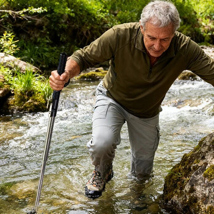 Retractable Walking Stick – self-defence ready, rust-resistant alloy