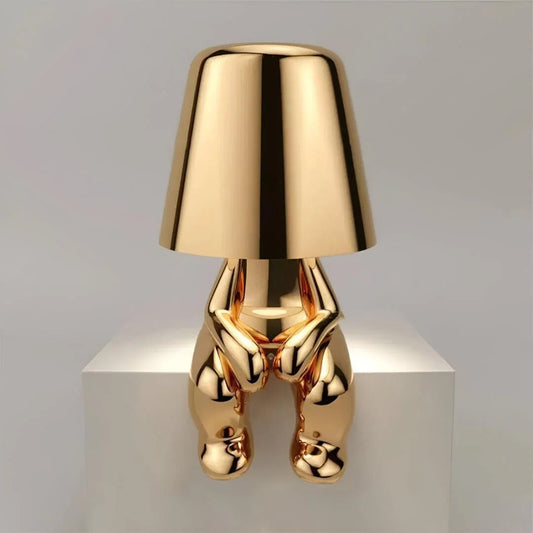 Sculptural Table Lamp – cordless rechargeable, touch dimming