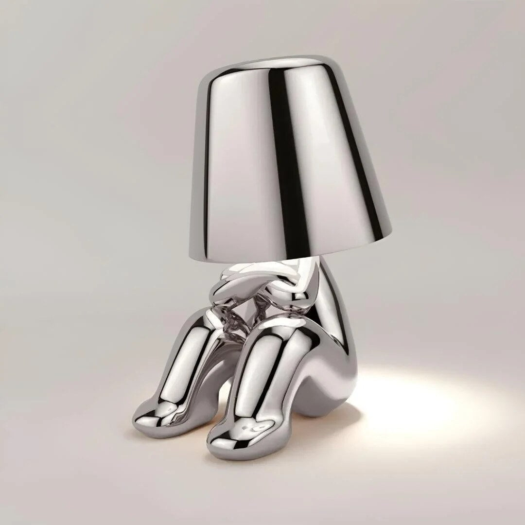 Sculptural Table Lamp – cordless rechargeable, touch dimming