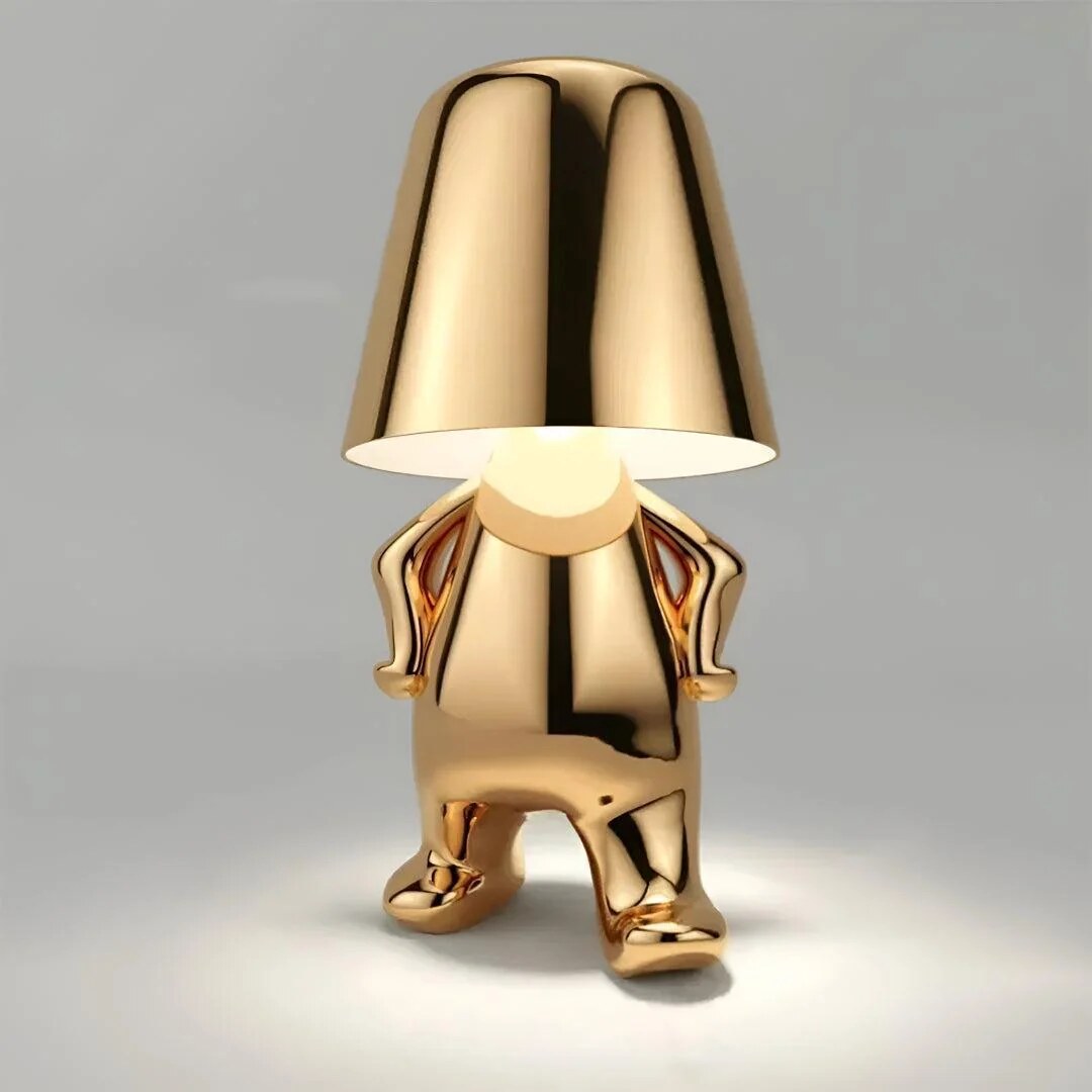 Sculptural Table Lamp – cordless rechargeable, touch dimming